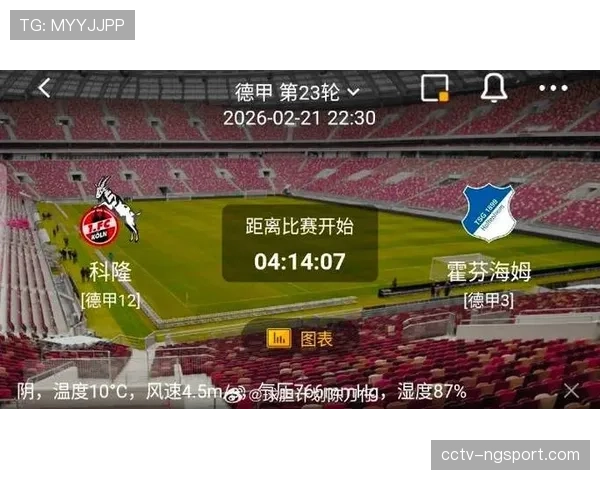 即时：霍芬海姆前锋贝尔首开记录，球队客场领先科隆